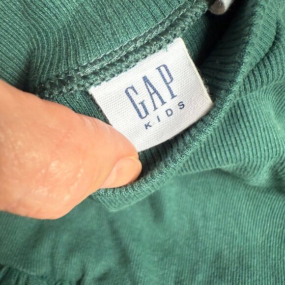 Gap Kids Green Holiday Christmas Dot Dress - Picture 4 of 4